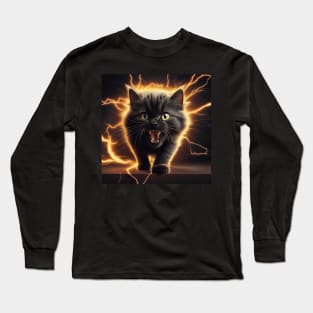 Electric Cat Long Sleeve T-Shirt